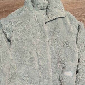 Abercrombie Kids Aqua Sherpa Fleece Jacket 9/10